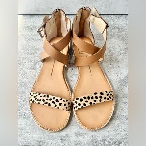 Dolce Vita Leopard Stella Prague Sandals Size 8